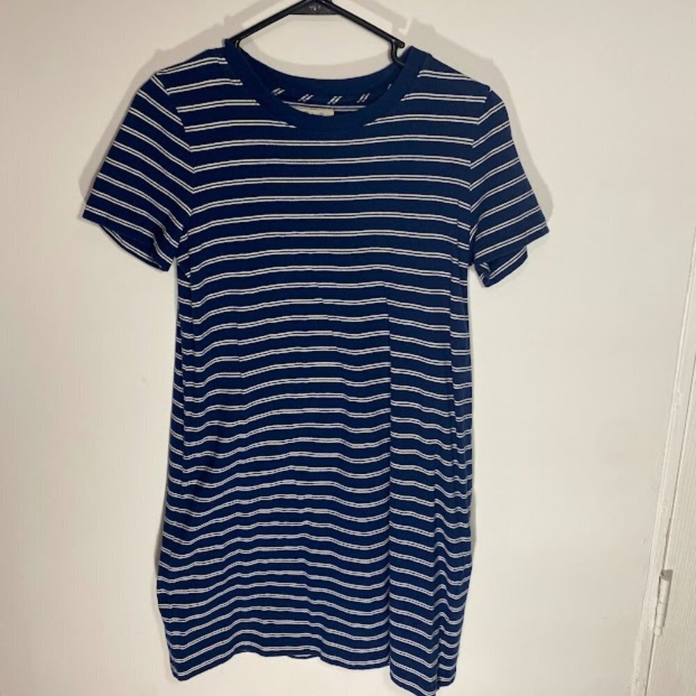 Madewell Tee Dress in Epperson Stripe